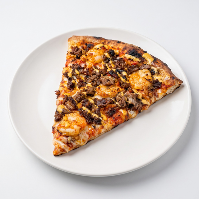 Surf and Turf Pizza.